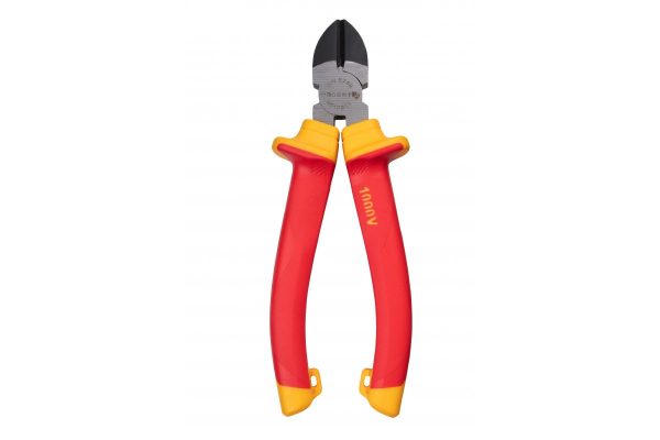Insulated diagonal side cutters 180 mm, 1000 V, VDE