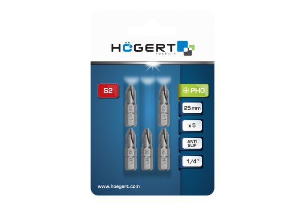 Screwdriver bit  PH0 25 mm