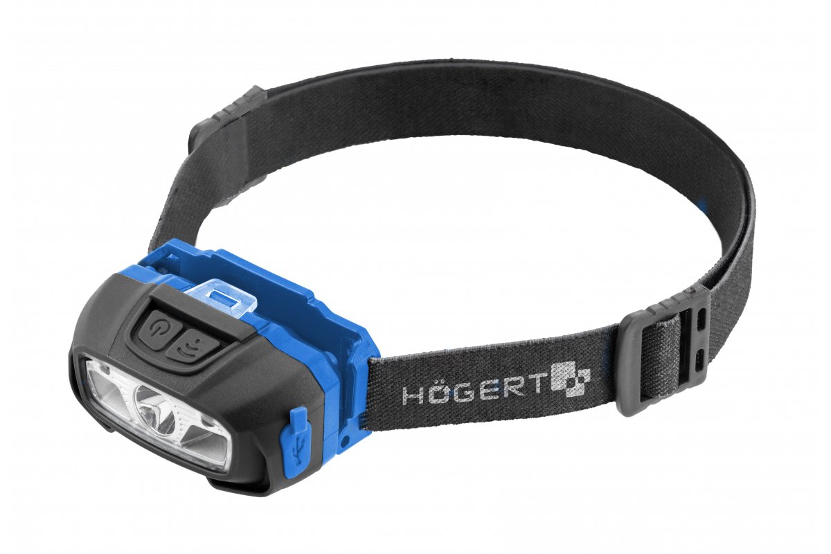 USB 6 Function LED Headlamp with Motion Sensor - Högert Technik