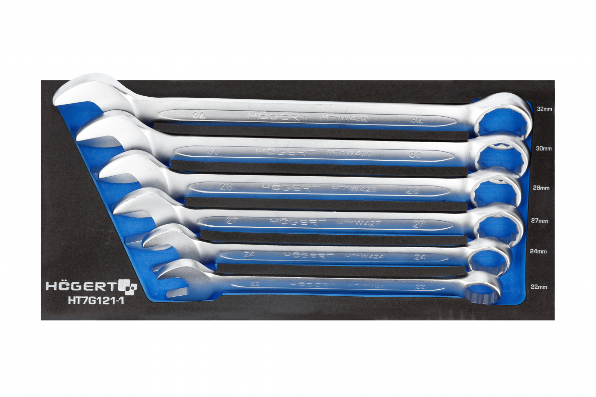 Combination spanner set