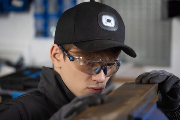 DAHN baseball cap with LED light black - Image 2