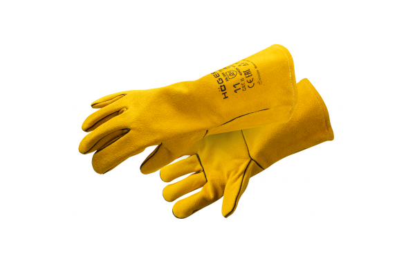 KANDEL MIG MAG leather welding gloves yellow 8
