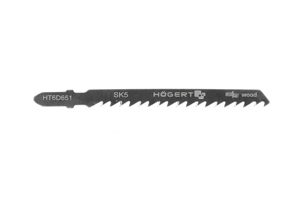 Fast cut jig saw blade for wood