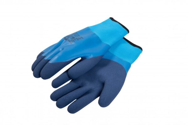 DIRK insulated gloves latex-coated blue 9