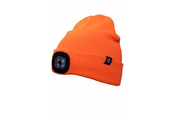 OTTO winter hat with LED light orange uni