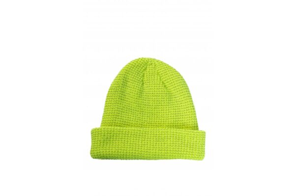 NEON winter hat with reflective thread yellow uni - Image 5