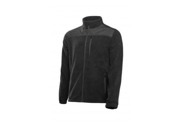 EZRA fleece sweatshirt with OXFORD black 3XL (58)