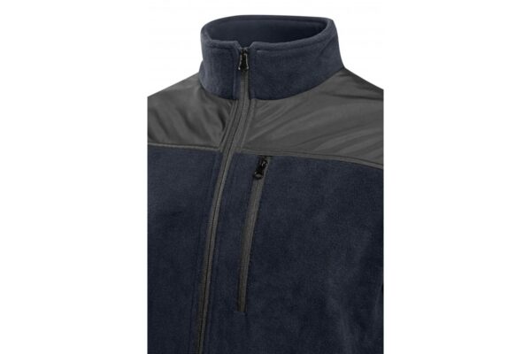 EZRA fleece sweatshirt with OXFORD navy blue 3XL (58) - Image 2