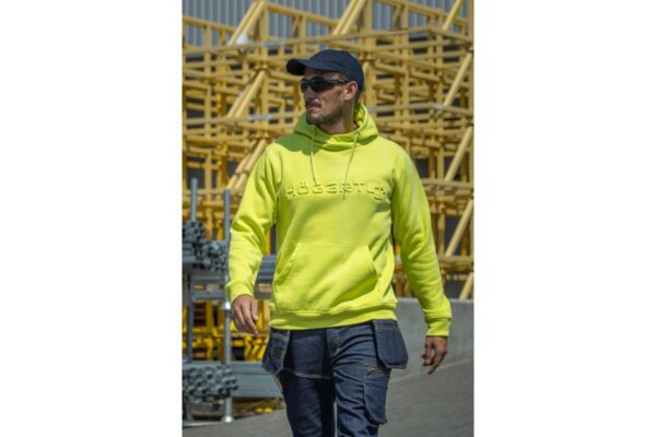 HOGERT hooded sweatshirt lemon L (52) - Image 3