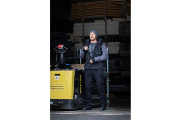 AMOS insulated jacket with hood black L (52) - Image 2
