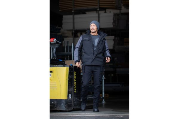 AMOS insulated jacket with hood black L (52) - Image 3