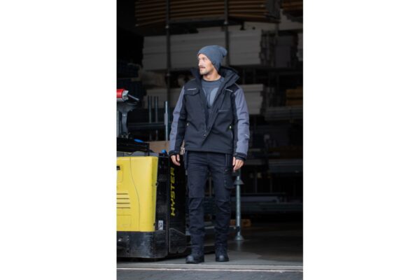 AMOS insulated jacket with hood black L (52) - Image 4