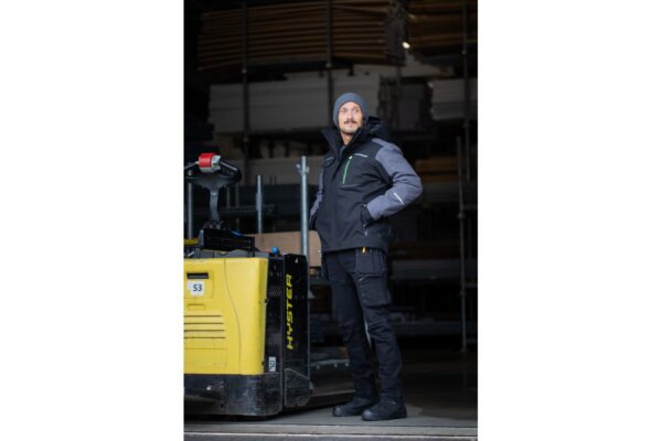 AMOS insulated jacket with hood black L (52) - Image 8