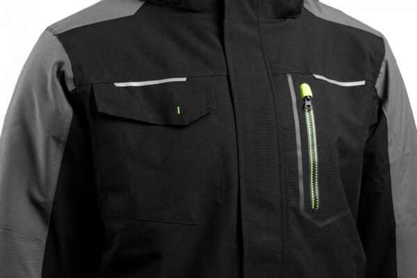 AMOS insulated jacket with hood black L (52) - Image 9