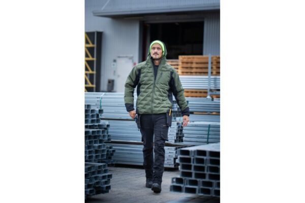 PAUL insulated jacket with hood olive 3XL (58) - Image 4