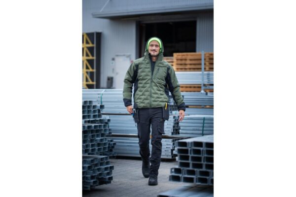 PAUL insulated jacket with hood olive 3XL (58) - Image 5