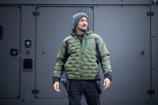 PAUL insulated jacket with hood olive 3XL (58) - Image 2