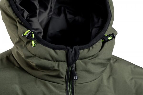 PAUL insulated jacket with hood olive 3XL (58) - Image 8