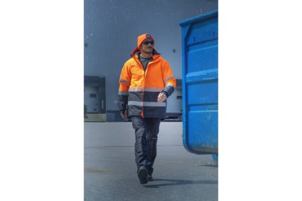 ADEL insulated warning jacket orange 3XL (58) - Image 2